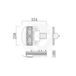 Lampa Uliczna AP  50W 5000K.-15385