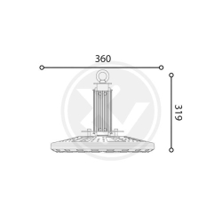 Lampa High bay PPt-150W 5000K.-15634