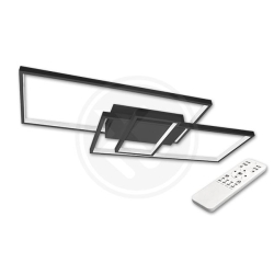 Żyrandol LED Galaxis Vela 83x36x8 cm 90W czarny-18422