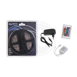 Zestaw Taśma LED RGB 5050 Blister 5m 150led IP20.-21759