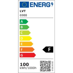 Naświetlacz LED SMD Tiga 100W 6500K Czarny.-22169