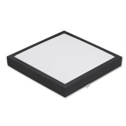 Plafon Solen 2xE27 kwadrat czarny czujnik mikr DIP-22663