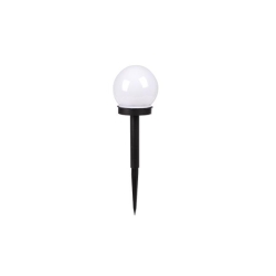 Lampa LED solarna wbijana kula ogrodowa 10cm-22868