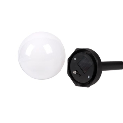 Lampa LED solarna wbijana kula ogrodowa 10cm-22869