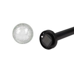 Lampa LED solarna wbijana kula szklana 6cm-22871