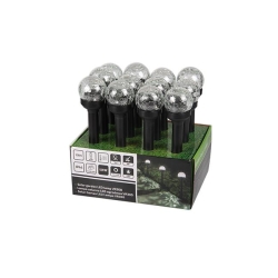 Lampa LED solarna wbijana kula szklana 6cm-22886
