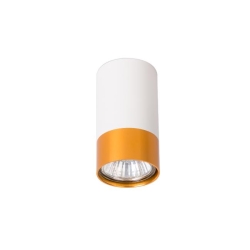 Oprawa natynkowa GU10 Klemens 55mm biała złota-23139