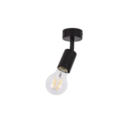 Kinkiet E27 LED Eos ruchomy x1 czarny.-23147