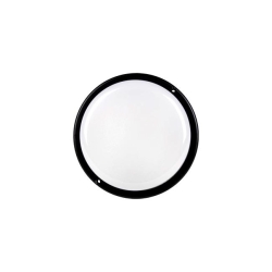 Lampa LED IP54 Maks okrągła 12W czarna czujnik -23756