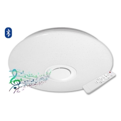 Plafon Led Porto 48W 400mm RGBW CCT Głośnik Pilot.-23989