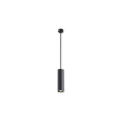 Oprawa wisząca Idar GU10 60x200mm 1m czarna.-24531