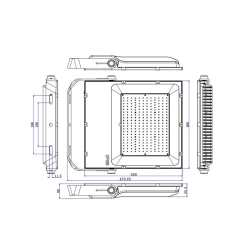 Projektor LED PX-200W 5000K-24753