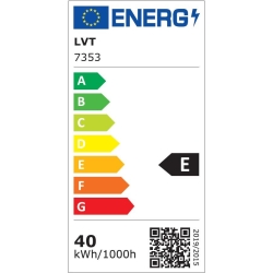 Panel LED nastropowy 600*600*38mm 40W czarny-24929