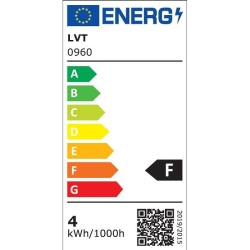 Żarówka LED E27 Filament A60 2200K 4W amber -24943