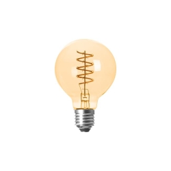 Żarówka LED E27 Filament Dimm G80 2200K 4W amber-24946