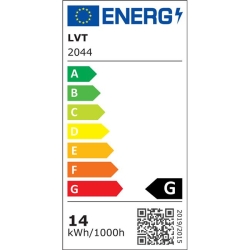 Oprawa architektoniczna Lora Duo LED 14W czarna.-25120