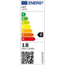 Lampa LED IP54 Maks okrągła 18W biała-25140