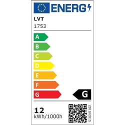 Lampa LED Luxo 48V 12W 4000K Linea 90° biała-25338