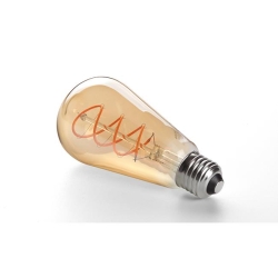 Żarówka LED E27 Filament Dimm ST64 2200K 4W amber-25389
