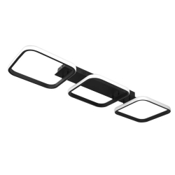 Żyrandol LED Nebula Canis 90x26x8,5cm 33W czarny.-25419