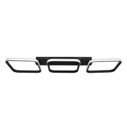 Żyrandol LED Nebula Canis 90x26x8,5cm 33W czarny.-26066
