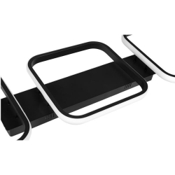 Żyrandol LED Nebula Canis 90x26x8,5cm 33W czarny.-26068