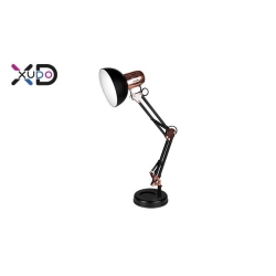 XD-HX110 Lampa biurkowa kreślarska E27 czarn+złoto-26072