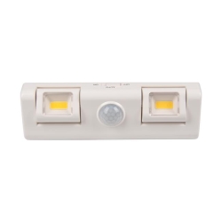 Lampa podszafkowa LED 2x COB PIR 4000K-26190