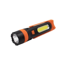 Latarka LED 3W COB + 3W LED 3xAAA-26528