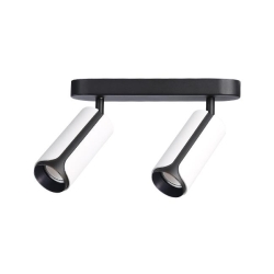 Kinkiet GU10 LED Sento ruchomy x2 biały+czarny.-26930