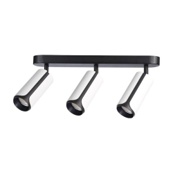 Kinkiet GU10 LED Sento ruchomy x3 biały+czarny.-26931