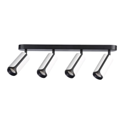Kinkiet GU10 LED Sento ruchomy x4 biały+czarny.-26932