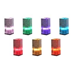 Lampa stołowa LED Cristal 3W RGB USB.-26937