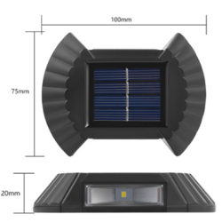 Lampa LED solarna Elewacyjna - 4 sztuki-27155