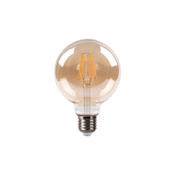 Żarówka LED E27 Filament 3-Dimm G95 2700K 6W Amber-27344