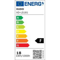 XD-LS181  Panel LED 2-in-1 18W czarny 4000K-27575