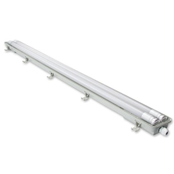 Oprawa LED 120cm 2x36W Clear z tubami LED 4000K-27642