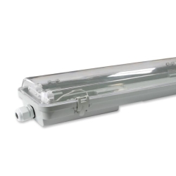 Oprawa LED 120cm 2x36W Clear z tubami LED 6500K-27662