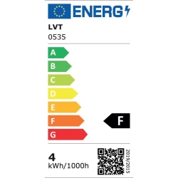 Lampa LED warsztatowa 4W zielona regulacja-27907