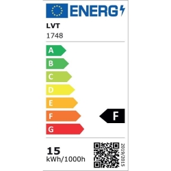 Lampa LED warsztatowa 230V 15W na kablu 5m-27928