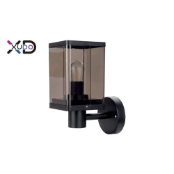 Kinkiet E27 LED IP44 Smoke czarny-27942