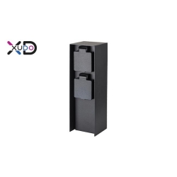 Słupek ogrodowy IP44 2x 230V Czarny -27944
