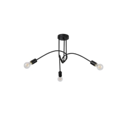 Żyrandol LED E27 Nido x3 czarny. -28347