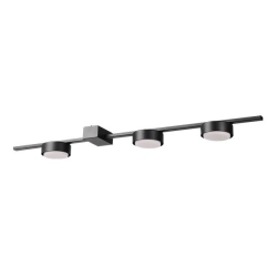 Żyrandol LED GX53 Zola x3 60cm czarny-28357