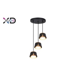 Oprawa wisząca x3 GX53 czarn+złota okrąg-28489