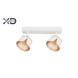 Kinkiet GX53 LED x2 biały+złoty-28504