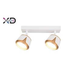 Kinkiet GX53 LED x2 biały+złoty-28505