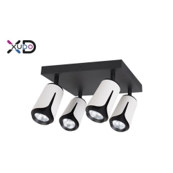 XD-IK274W Kinkiet GU10 LED x4 biały+czarny kwadrat-28517