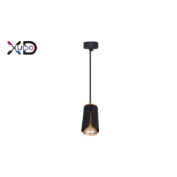 Oprawa wisząca x1 GU10 czarna+złota-28526