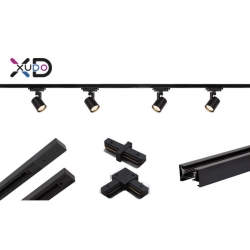 Tracklight 1-faza GU10 czarny x4 2m-28531